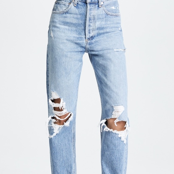 Agolde Denim - Agolde 90s Mid Rise Jeans in Fallout